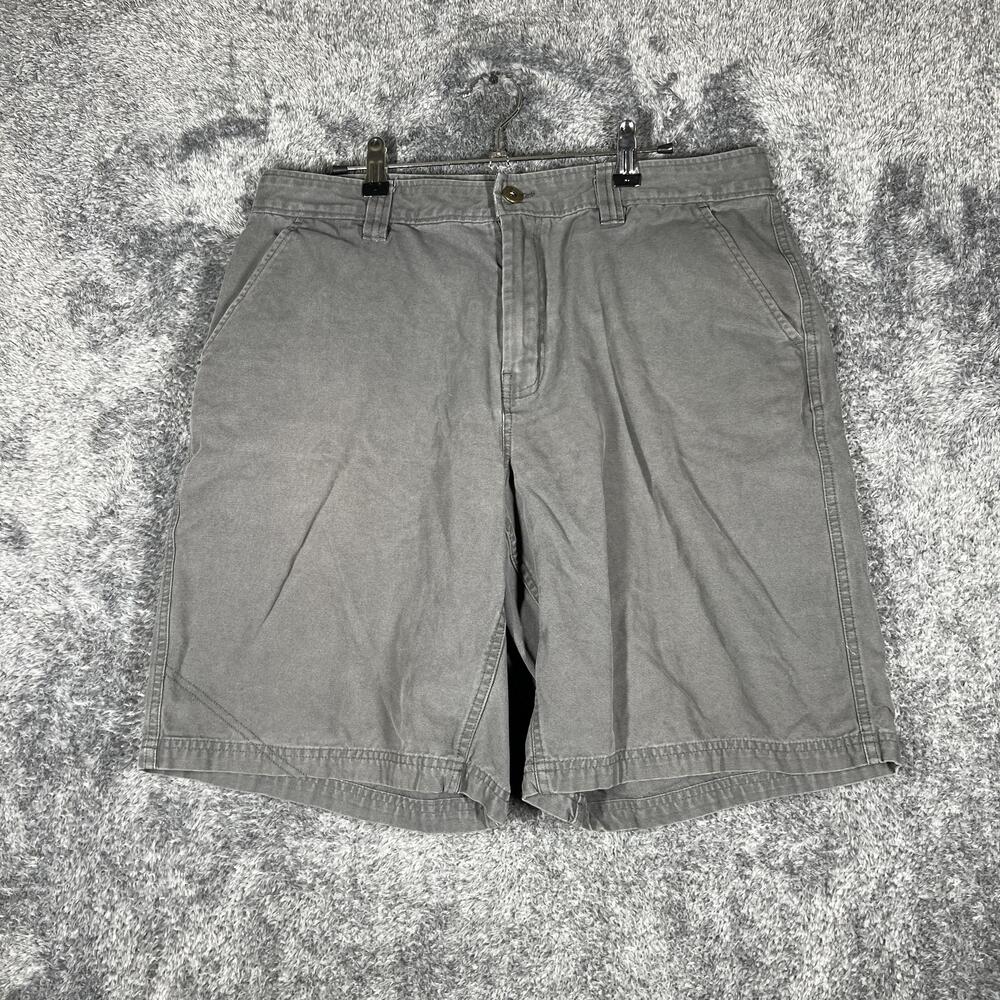 Mountain Hardwear Shorts Mens 34 Gray Chino Relaxed Fit Pockets Lined 10 Inseam
